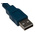 FTDI Chip RS232 USB A Male to DB-9 Male Converter Cable