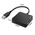 Hama 4 Port USB 2.0 USB A  Hub, USB Powered, 5.6 x 1.3 x 5.6cm