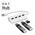 Hama 4 Port USB 2.0 USB A  Hub, USB Powered, 8.9 x 3.8 x 2.2cm
