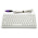 CHERRY Wired PS/2, USB Compact Keyboard, QWERTY (UK), White