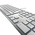 CHERRY Wired USB Keyboard, AZERTY, Silver, White