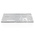 Ceratech Wireless Bluetooth Mac Keyboard, QWERTY, White