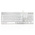 Ceratech Wired USB Mac Keyboard, QWERTY, White