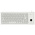CHERRY Wired USB Compact Trackball Keyboard, QWERTZ, Grey