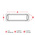 Brady B-342 PermaSleeve on White Label Roll, 8.51mm Label Length, 50.8mm Label Width