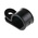 RS PRO Cable Clip Black Screw Nylon P Clamp, 20mm Max. Bundle