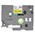 Brother Black on Yellow Label Printer Tape, 8 m Length, 24 mm Width