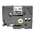 Brother White on Black Label Printer Tape, 8 m Length, 12 mm Width