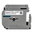 Brother Black on White Label Printer Tape, 8 m Length, 12 mm Width