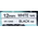 Casio Black on White Label Printer Tape, 8 m Length, 12 mm Width