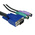 Rextron 2 Port Dual Monitor PS/2 SVGA, VGA KVM Switch