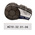Brady B-414 BradyGrip Black on White Label Printer Tape, 3.048 m Length, 19.05 mm Width