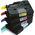Brother White on Red Label Printer Tape, 8 m Length, 12 mm Width