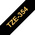 Brother Gold on Black Label Printer Tape, 8 m Length, 24 mm Width