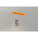 Brady B-595 Vinyl Black on Orange Label Printer Tape, 6.4 m Length, 12.7 mm Width