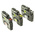 Brother Black on Red, White, Yellow Label Printer Tape, 8 m Length, 12 mm Width