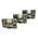 Brother Black on Red, White, Yellow Label Printer Tape, 8 m Length, 12 mm Width
