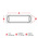 Brady B-342 PermaSleeve Black on White Label Printer Tape, 25.78 mm Width, 11.15mm Label Length