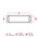 Brady B-342 PermaSleeve Black on White Label Printer Tape, 25.78 mm Width, 16.38mm Label Length
