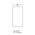 Brady B-595 Vinyl White on Transparent Label Printer Tape, 6.1 m Length, 19.05 mm Width