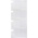 Brady B-417 on Transparent/White Label, 12.7 mm Width