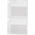 Brady B-417 on Transparent/White Label, 25.4 mm Width