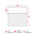 Brady B-417 Black on Transparent/White Label Printer Label, 25.4 mm Width