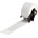 Brady B-427 Self-laminating Vinyl Transparent/White Cable Labels, 25.4mm Width, 101.6mm Height, 100 Qty
