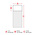 Brady B-427 Self-laminating Vinyl Transparent/White Cable Labels, 25.4mm Width, 38.1mm Height