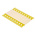 Brady Yellow Cable Labels, 15mm Width, 103mm Height, 100 Qty