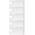 Brady B-321 PermaSleeve White Heatshrink Labels, 24.13mm Width, 8.89mm Height, 500 Qty