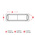 Brady B-342 PermaSleeve White Heatshrink Labels, 13.08mm Width, 8.51mm Height, 2000 Qty