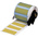 Brady B-342 PermaSleeve Yellow Heatshrink Labels, 44.45mm Width, 16.38mm Height, 100 Qty