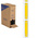 Brady B-7643 Heatex Polyurethane Cable Tag Yellow Cable Labels, 10mm Width, 60mm Height, 250Per Pack Qty