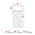 Brady B-427 Self-laminating Vinyl Transparent/White Cable Labels, 25.4mm Width, 101.6mm Height
