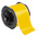 Brady B-7569 Vinyl Yellow Label Roll, 75mm Width, 1 Roll Qty