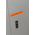 Brady B-595 Vinyl White Label Roll, 25.4mm Width