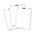 Durable White Adhesive Address Blank Adhesive Label, Pack of 160