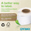 Dymo White Black Print Label, 32mm Width, 57mm Height, 1000Per Roll Qty