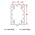 Brady B-109 Rigid Polythene White Cable Labels, 19.05mm Width, 76.2mm Height, 100 Qty