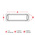 Brady B-342 PermaSleeve Yellow Heatshrink Labels, 25.4mm Width, 4.62mm Height, 100 Qty