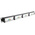 RS PRO Cat5e 24 Port RJ45 RJ Patch Panel UTP 1U Black