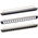 XLR 2 x 8 Port Loaded Rack Patch Panel, 1U Rack Height