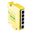 Brainboxes DIN Rail Mount Ethernet Switch, 5 RJ45 Ports