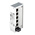 HARTING DIN Rail Mount Ethernet Switch, 5 RJ45 Ports, 10/100Mbit/s Transmission, 24V dc