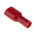 RS PRO Red Insulated Female Spade Connector, Receptacle, 6.3 x 0.8mm Tab Size, 0.5mm² to 1.5mm²