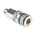 RS PRO Pneumatic Quick Connect Coupling Brass, Steel 1/4 in Threaded