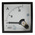 HOBUT D48SD Analogue Panel Ammeter 0/25A Direct Connected AC, 48mm x 48mm Moving Iron