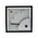 HOBUT D72SD Analogue Panel Ammeter 0/5A Direct Connected AC, 72mm x 72mm Moving Iron