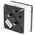 HOBUT D96SD Analogue Panel Ammeter 0/5A Direct Connected AC, 92mm x 92mm Moving Iron